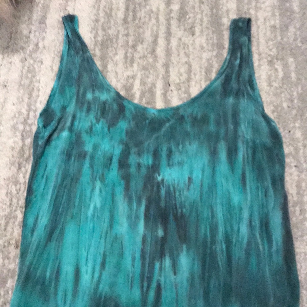 Patterson j Kincaid blue silk top